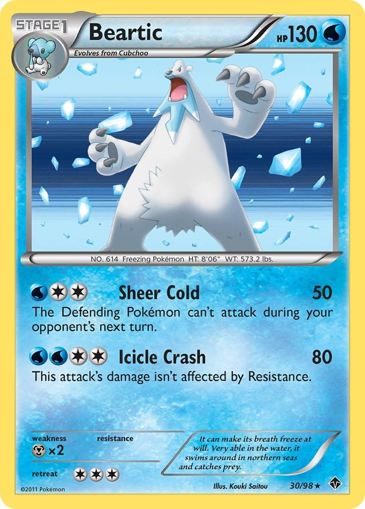 Image for Beartic (30) (30/98) (Emerging Powers) (EPO) - Pokemon