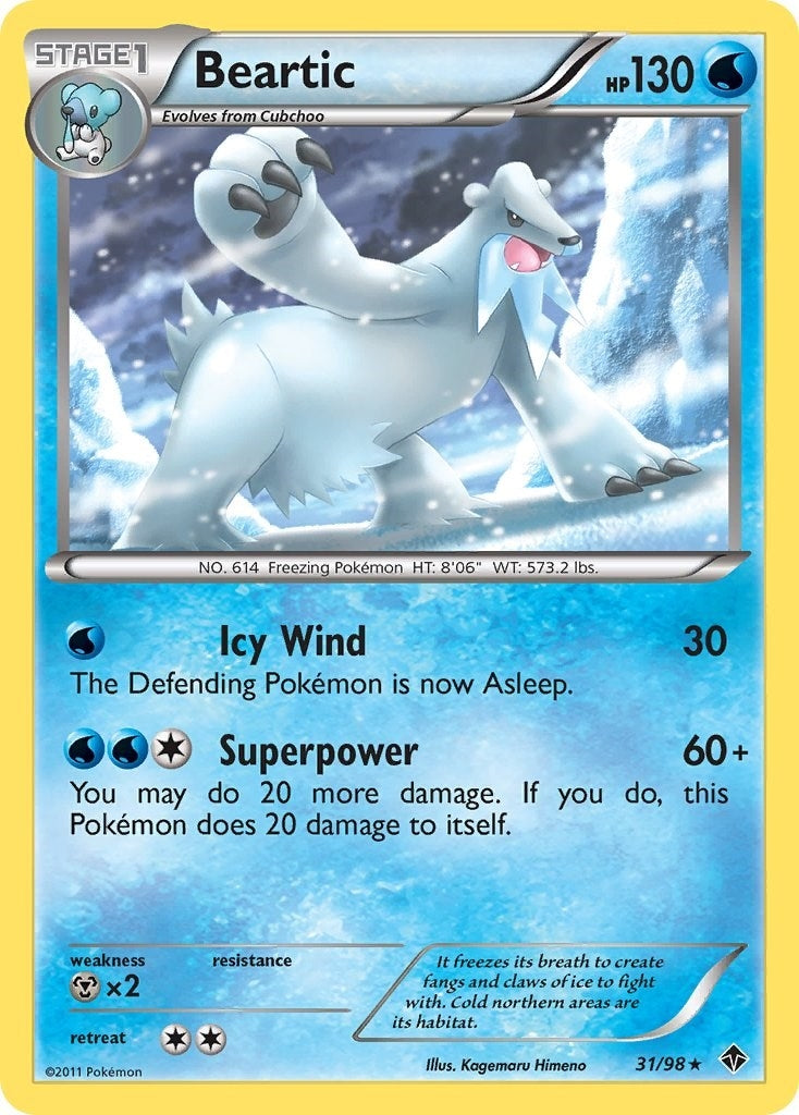 Image for Beartic (31) (31/98) (Emerging Powers) (EPO) - Pokemon