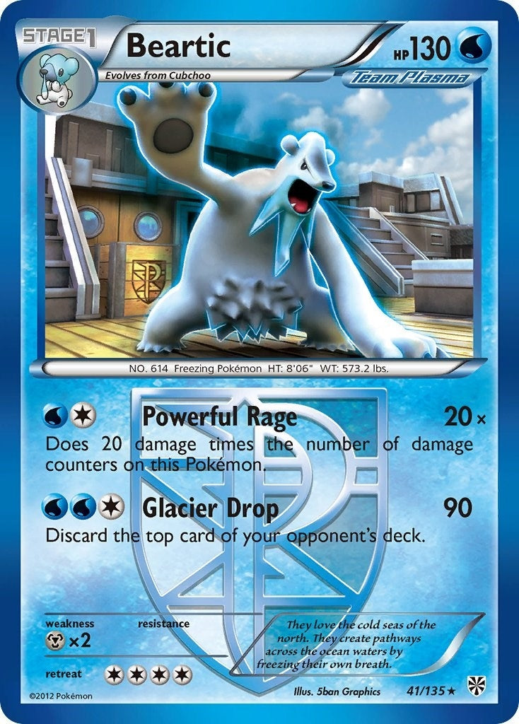 Image for Beartic (Team Plasma) (41/135) (Plasma Storm) (PLS) - Pokemon