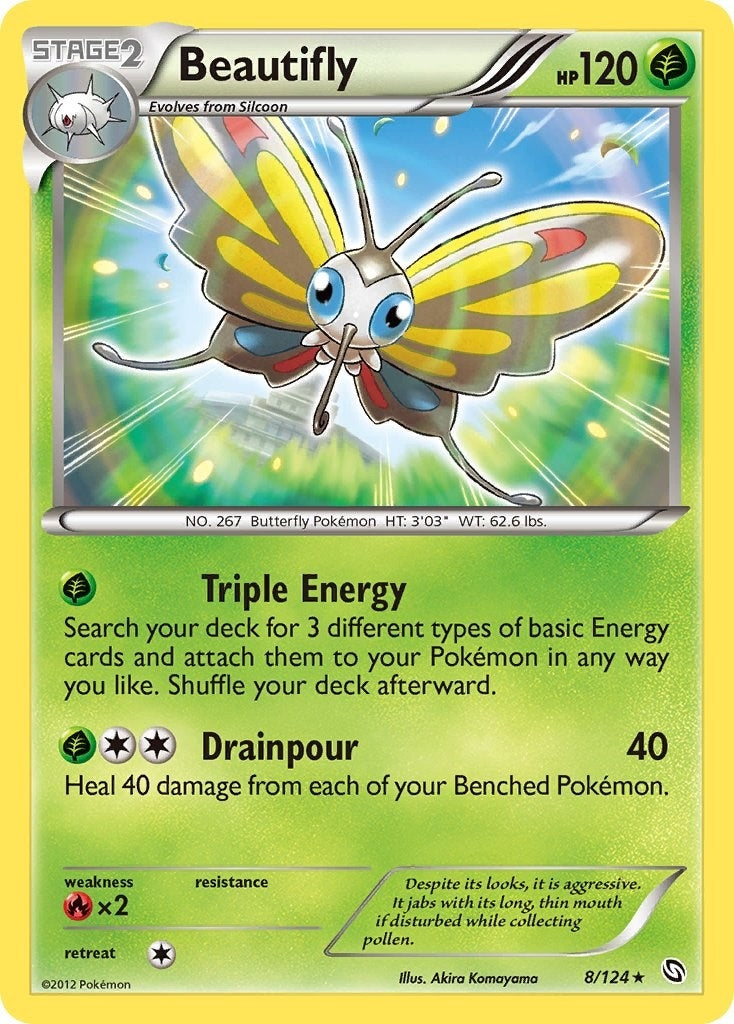 Image for Beautifly (8/124) (Dragons Exalted) (DRX) - Pokemon