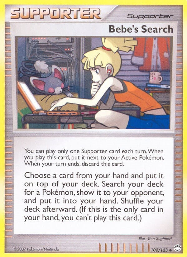 Image for Bebe's Search (109/123) (Mysterious Treasures) (MT) - Pokemon