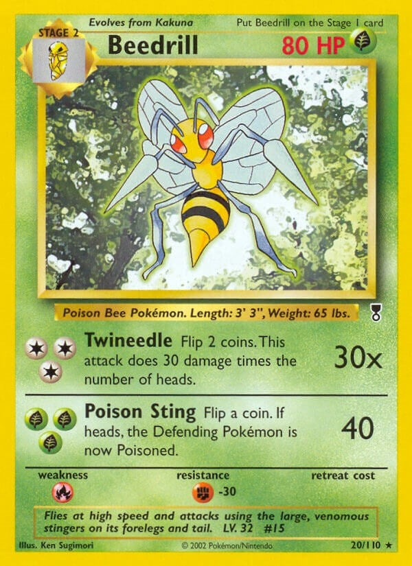 Image for Beedrill (020/110) (Legendary Collection) (LC) - Pokemon