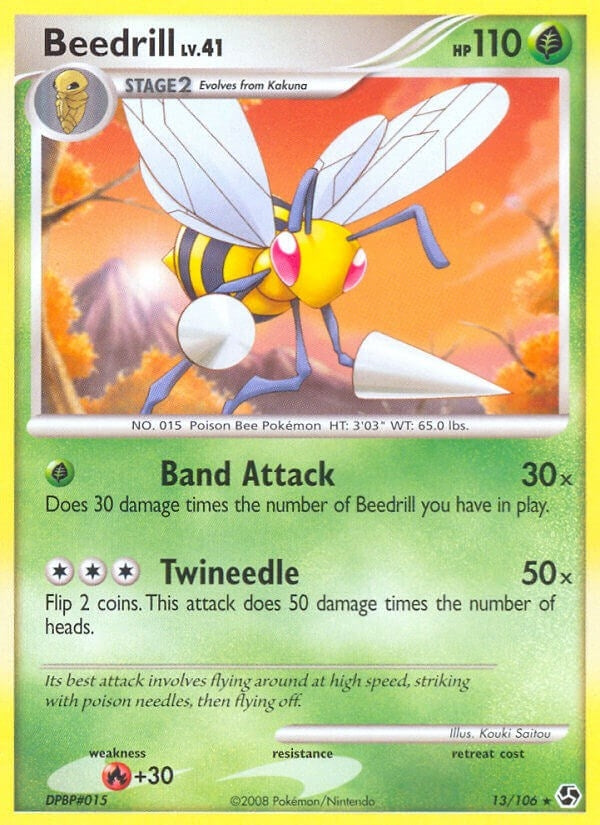 Beedrill (13/106) (Great Encounters) Pokemon