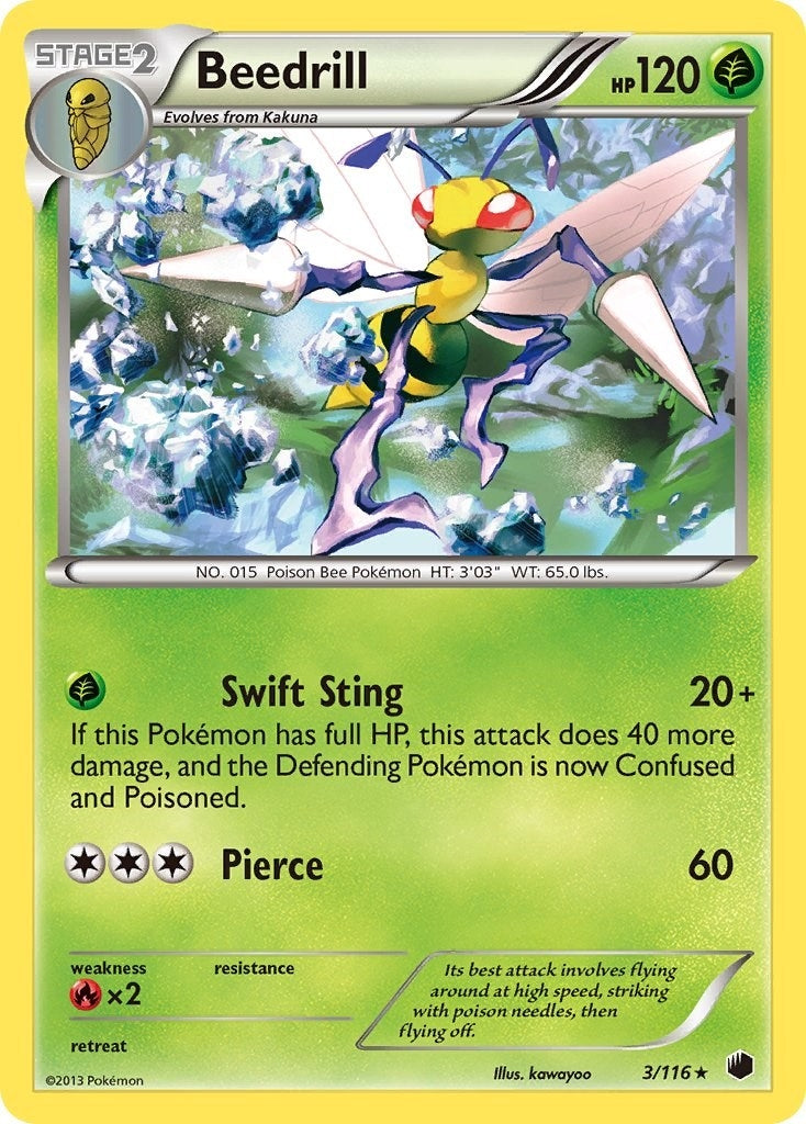 Image for Beedrill (3/116) (Plasma Freeze) (PLF) - Pokemon
