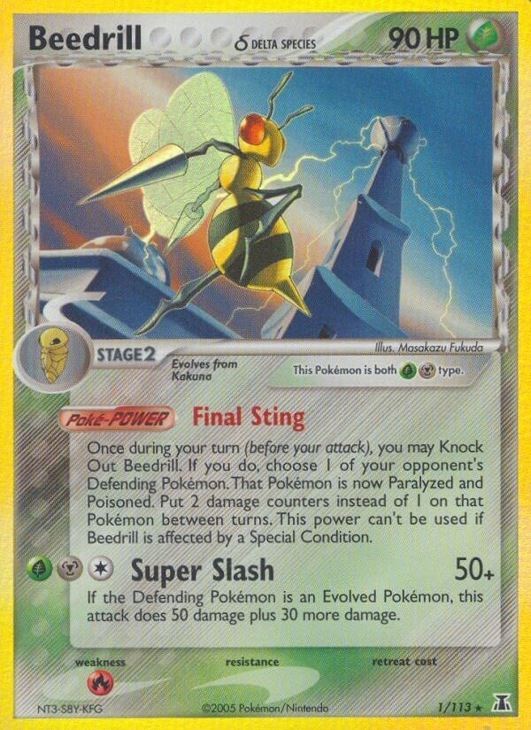 Image for Beedrill (Delta Species) (1/113) - Pokemon