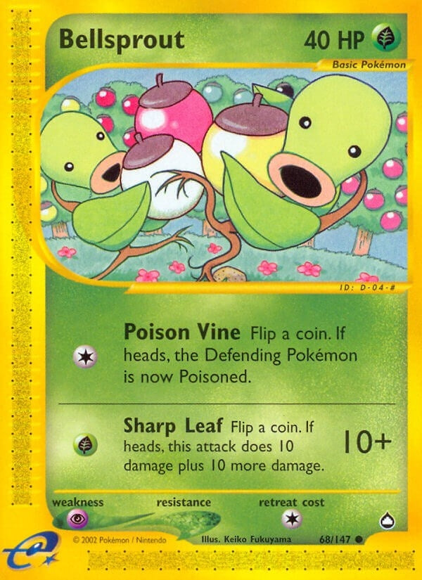 Image for Bellsprout (68) (068/147) - Pokemon