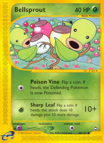 Image for Bellsprout (68) (068/147) - Pokemon