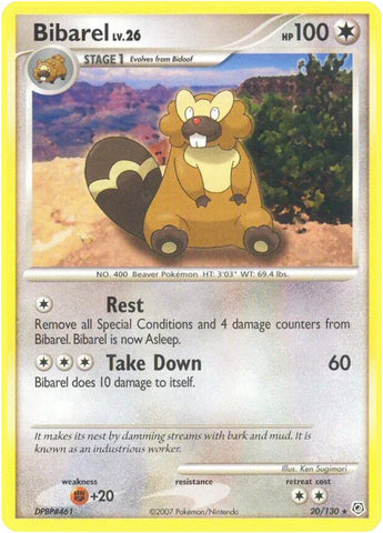 Image for Bibarel (20/130) - Pokemon