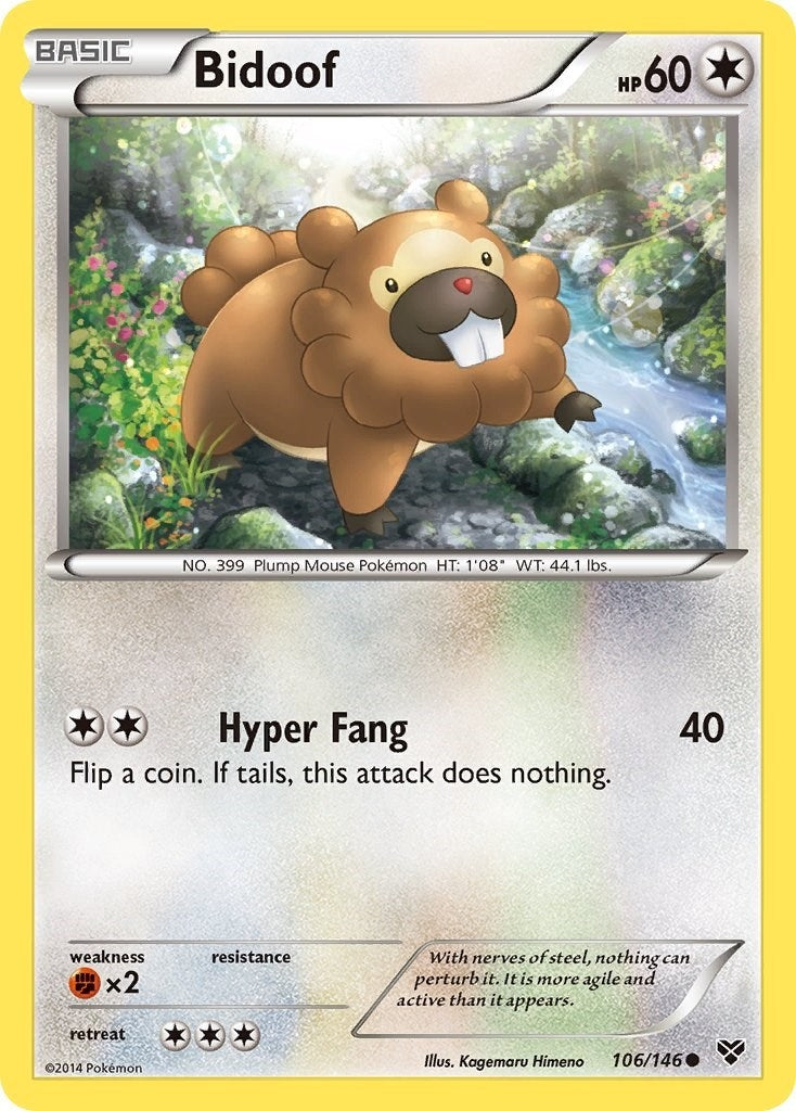 Image for Bidoof (106/146) (XY Base Set) - Pokemon