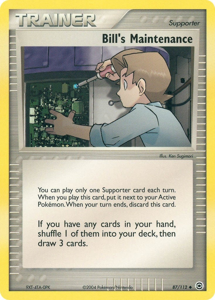 Bill's Maintenance (87/112) (FireRed & LeafGreen) Pokemon
