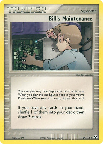 Bill's Maintenance (87/112) (FireRed & LeafGreen) Pokemon