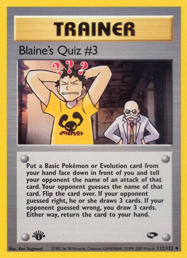 Image for Blaine's Quiz