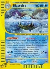 Image for Blastoise (4) (004/165) (Expedition) (EX) - Pokemon