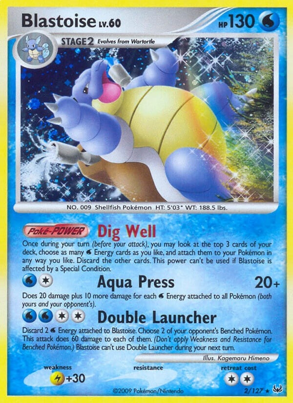 Image for Blastoise (2/127) (Platinum) (PL) - Pokemon