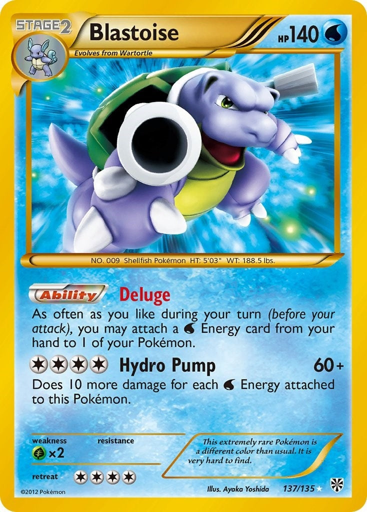 Image for Blastoise (137/135) (Plasma Storm) (PLS) - Pokemon