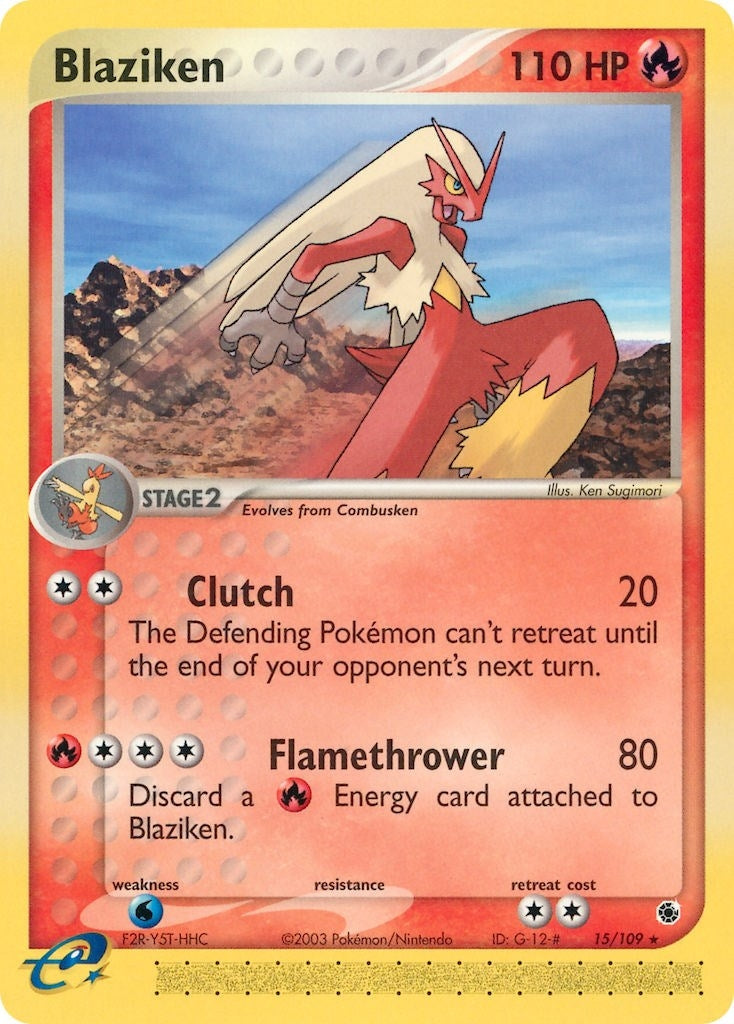 Blaziken (15/109) (EX Ruby and Sapphire) Pokemon
