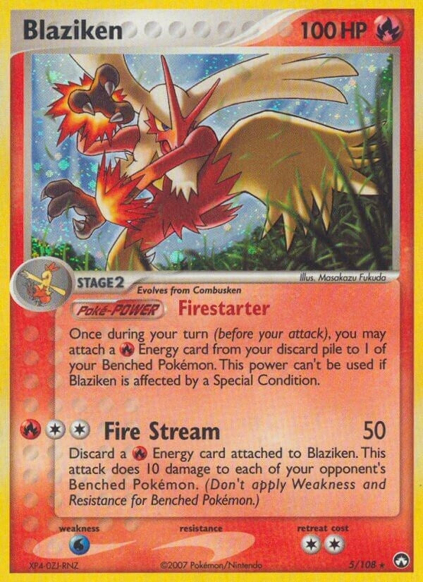 Image for Blaziken (5/108) (EX Power Keepers) (PK) - Pokemon