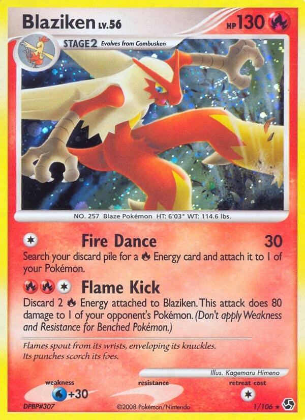 Image for Blaziken (1/106) (Great Encounters) (GE) - Pokemon