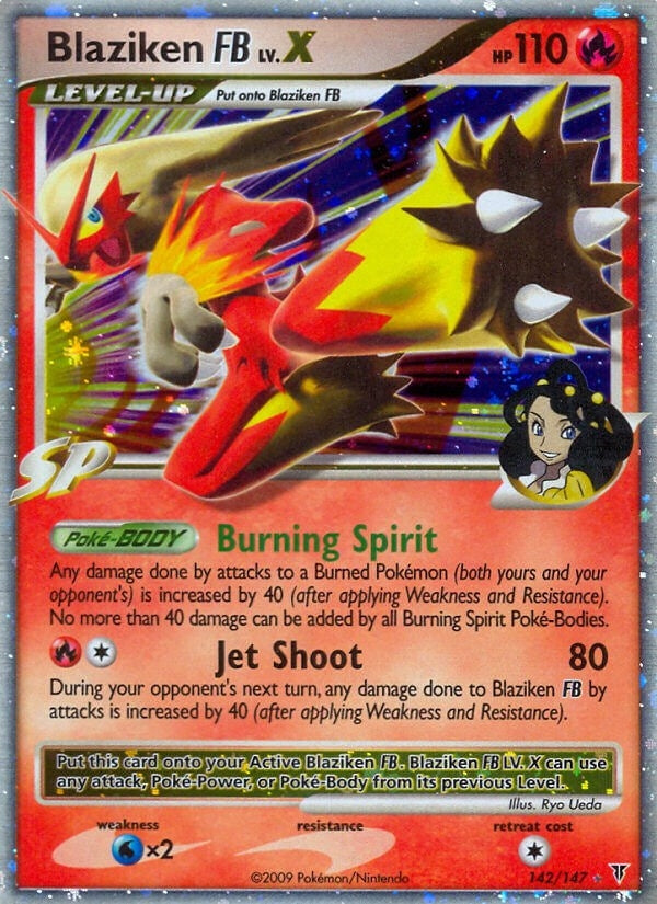 Image for Blaziken FB Lv.X (142) (Supreme Victors) (SV) - Pokemon