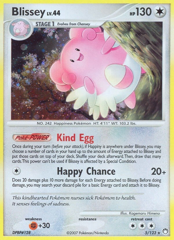 Image for Blissey (5/123) (Mysterious Treasures) (MT) - Pokemon