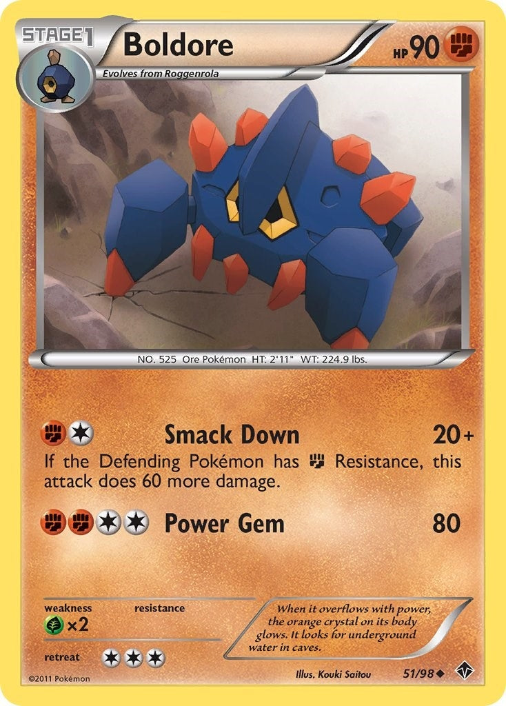 Image for Boldore (51) (51/98) (Emerging Powers) (EPO) - Pokemon