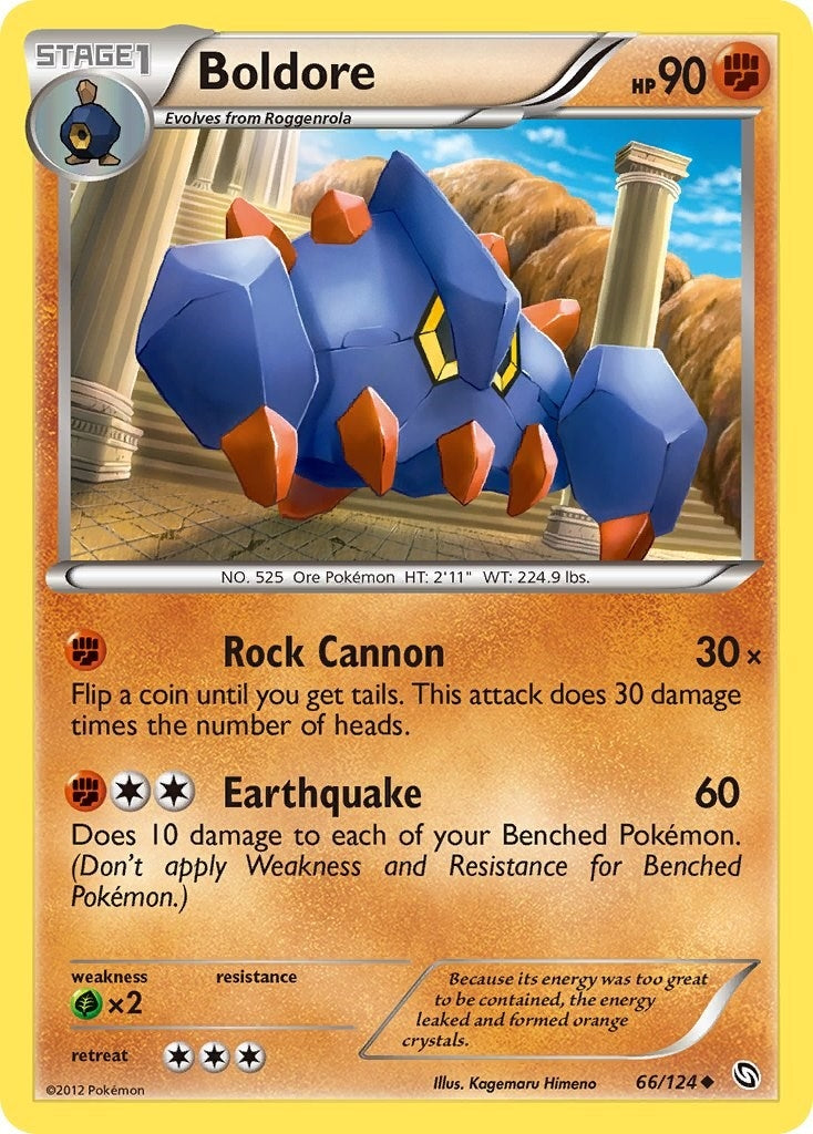 Image for Boldore (66/124) (Dragons Exalted) (DRX) - Pokemon
