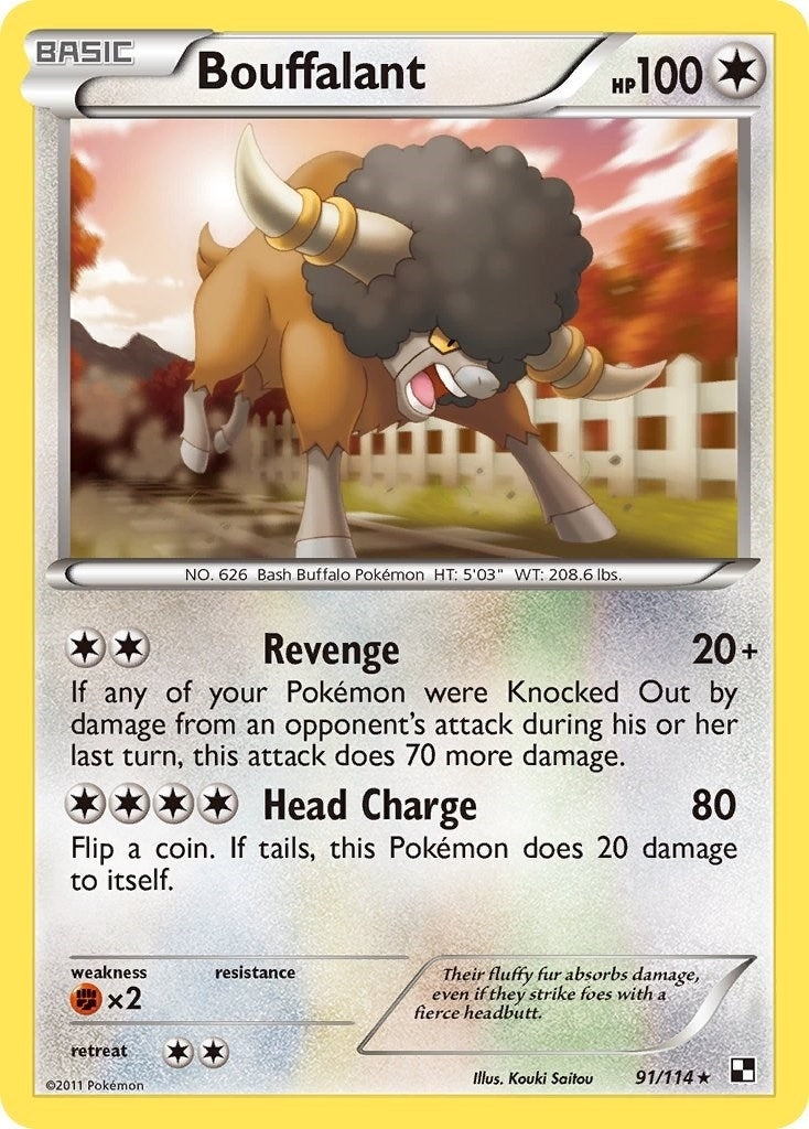 Image for Bouffalant (91) (91/114) - Pokemon