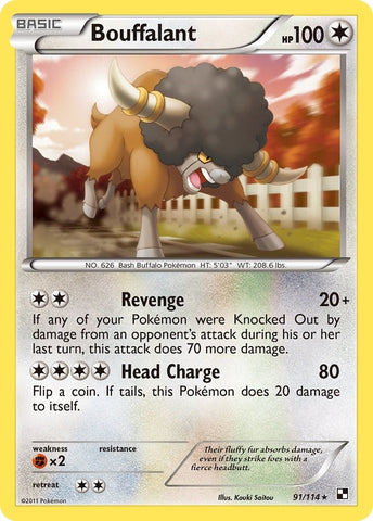 Image for Bouffalant (91) (91/114) - Pokemon