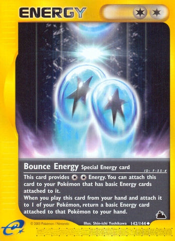 Bounce Energy (142/144) (Skyridge) (SK) Pokemon