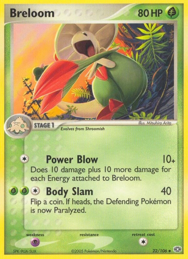 Breloom (22/106) (Emerald) (EM) Pokemon