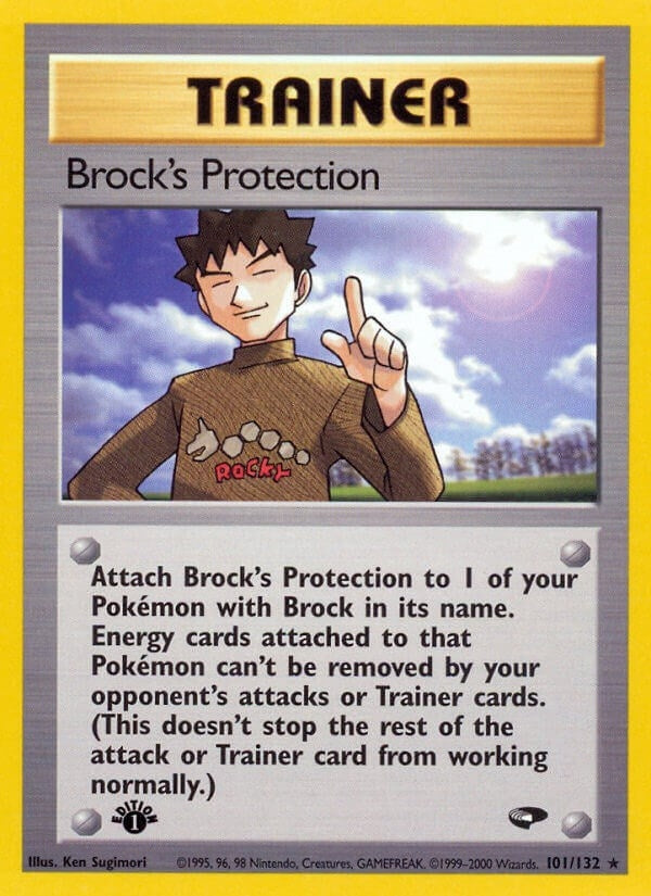 Brock's Protection (101/132) (Gym Challenge) Pokemon