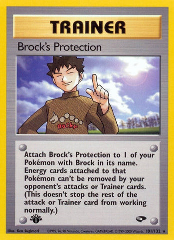 Brock's Protection (101/132) (Gym Challenge) Pokemon