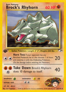 Image for Brock's Rhyhorn (22) (022/132) (Gym Heroes) (G1) - Pokemon