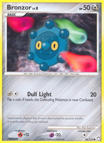 Bronzor (74/123) (Mysterious Treasures) Pokemon