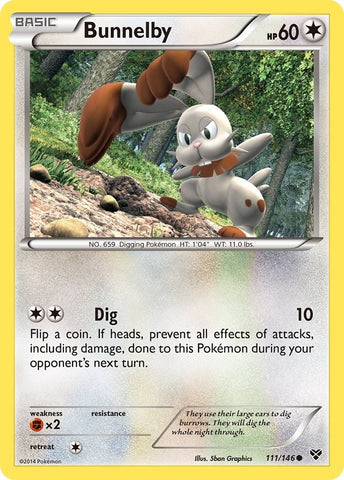 Image for Bunnelby (111/146) (XY Base Set) - Pokemon