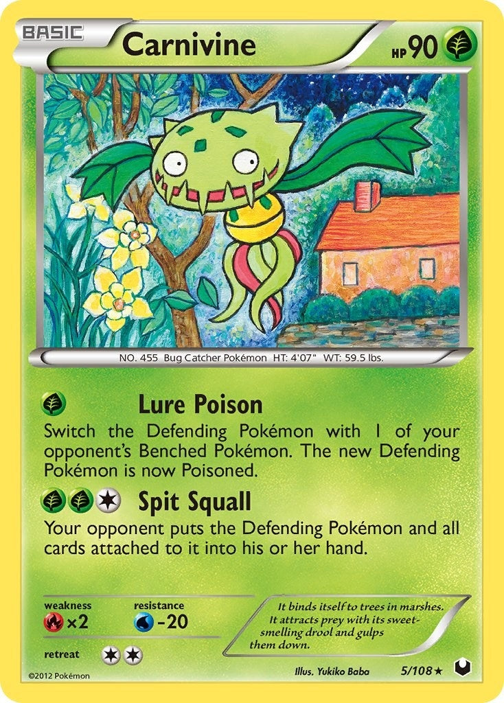 Image for Carnivine (5/108) - Pokemon