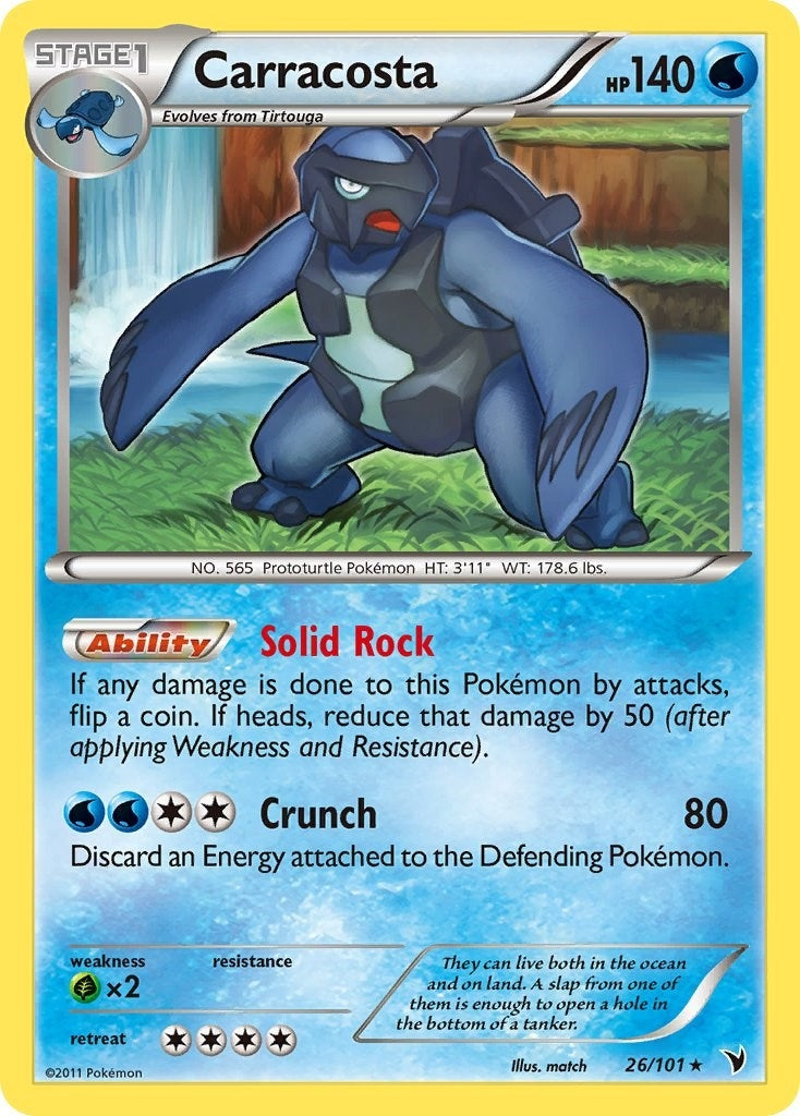 Image for Carracosta (26/101) (Noble Victories) (NVI) - Pokemon