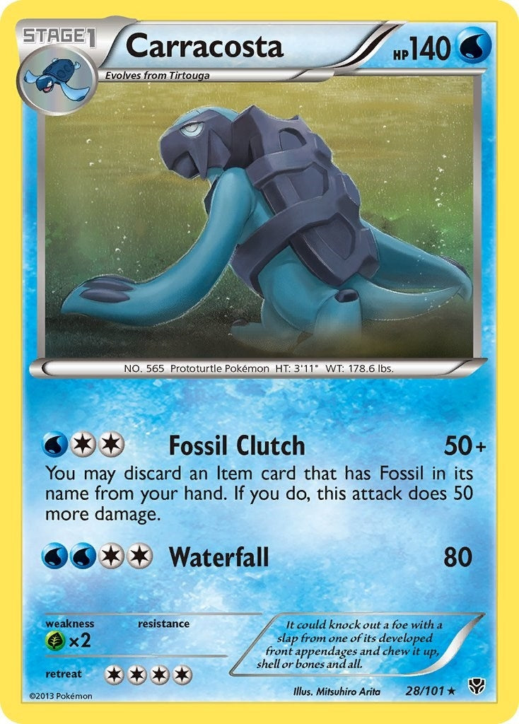 Image for Carracosta (28/101) (Plasma Blast) (PLB) - Pokemon