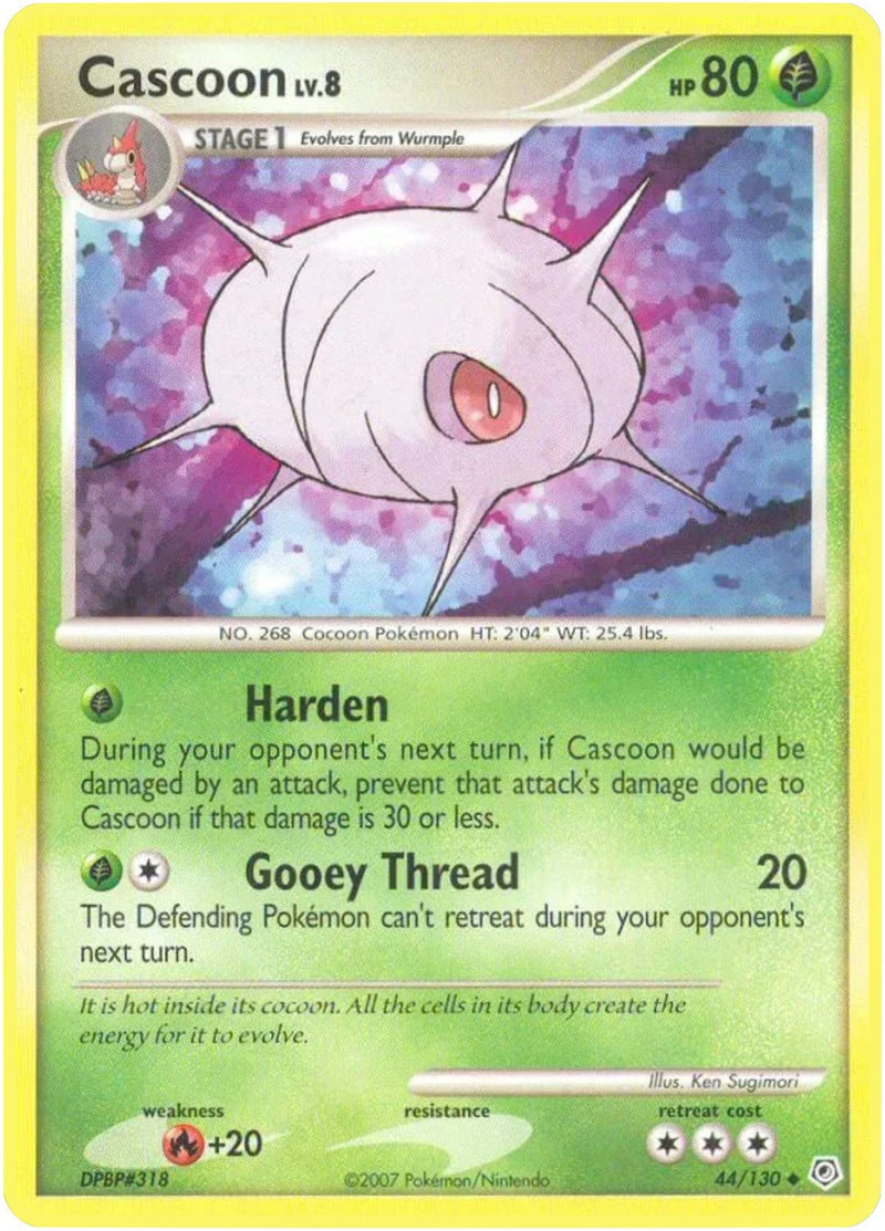 Cascoon (44/130) (Diamond and Pearl) Pokemon