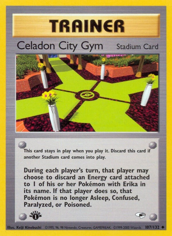 Image for Celadon City Gym (107/132) (Gym Heroes) (G1) - Pokemon