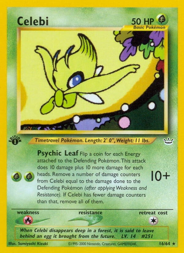 Image for Celebi (16) (16/64) (Neo Revelation) (N3) - Pokemon