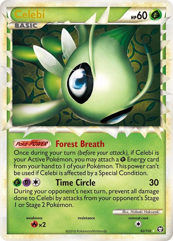 Image for Celebi (Prime) (92/102) (Triumphant) (TM) - Pokemon