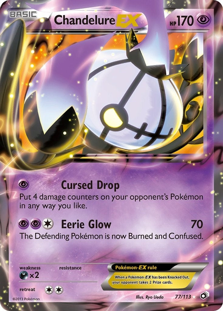 Image for Chandelure EX (77/113) (Legendary Treasures) (LTR) - Pokemon