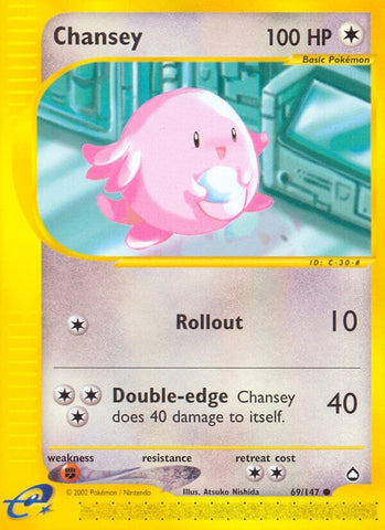 Image for Chansey (069/147) (Aquapolis) - Pokemon