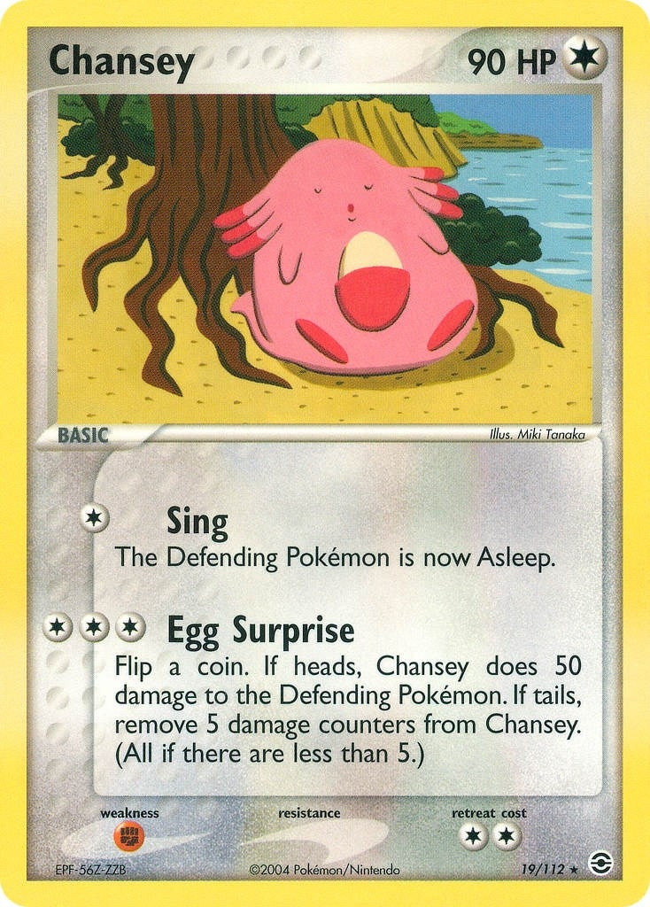 Chansey (19/112) (EX FireRed & LeafGreen) Pokemon