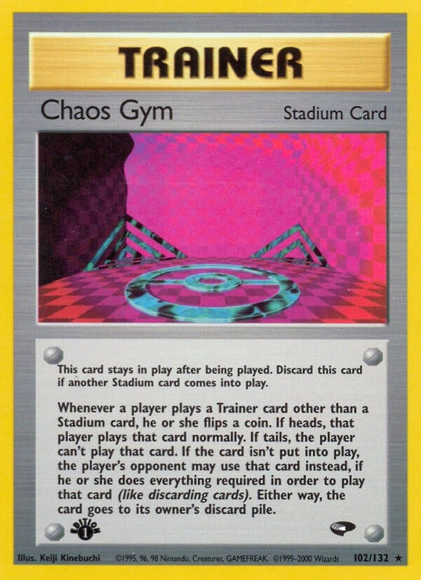 Chaos Gym (102/132) (Gym Challenge) Pokemon