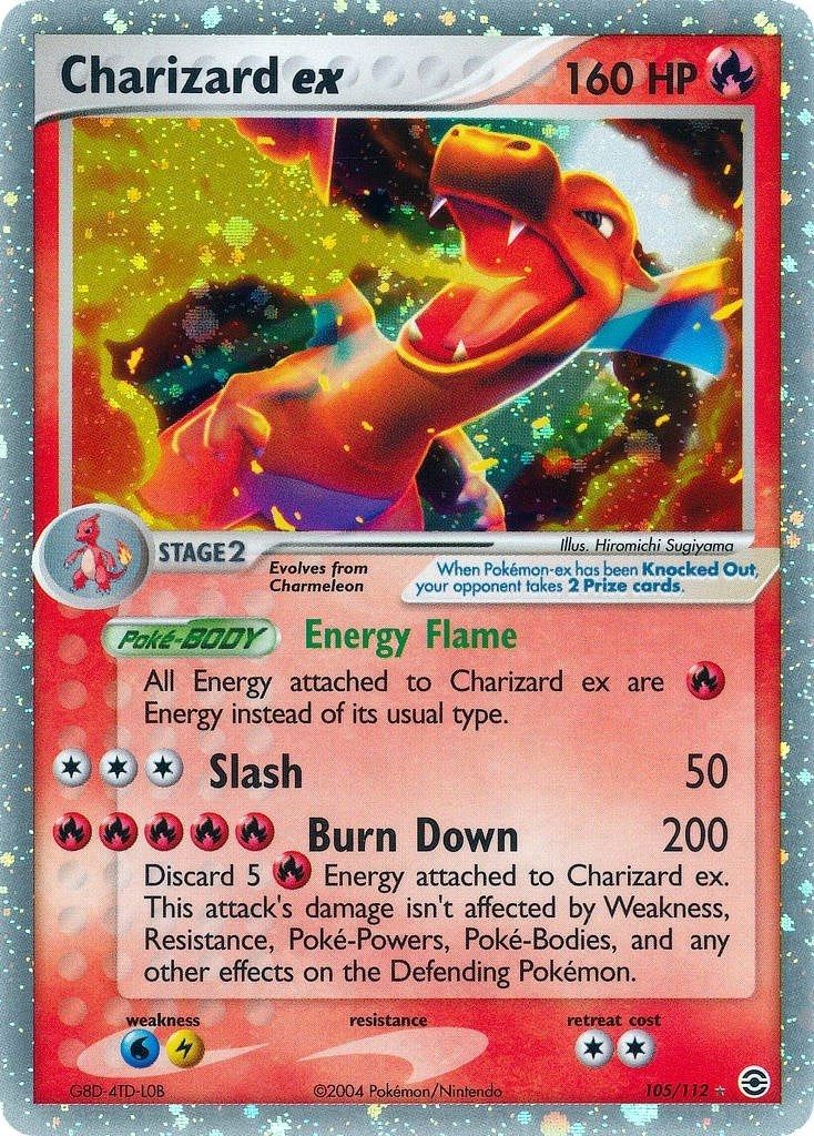Charizard ex (105/112) (FireRed & LeafGreen) (RG) Pokemon