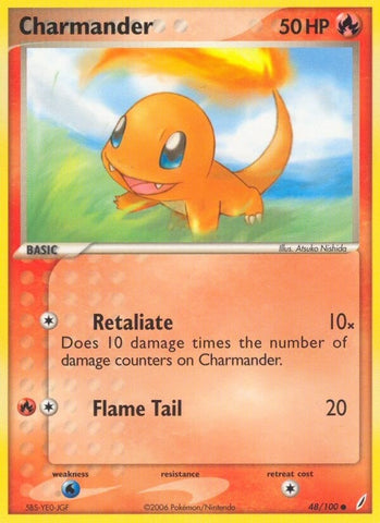 Image for Charmander (48/100) (Crystal Guardians) - Pokemon
