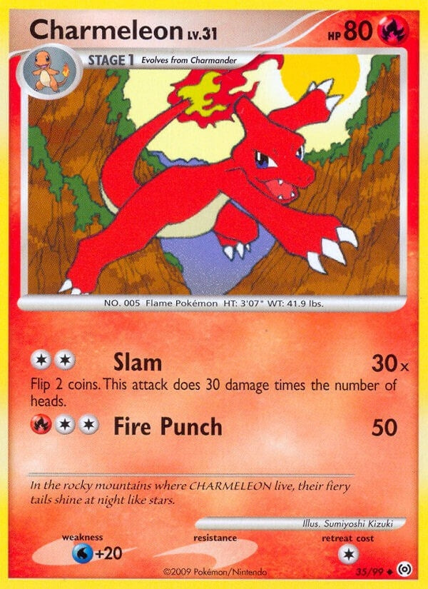 Image for Charmeleon (35/99) - Pokemon