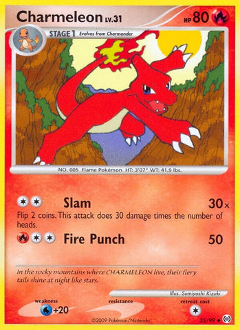 Image for Charmeleon (35/99) - Pokemon